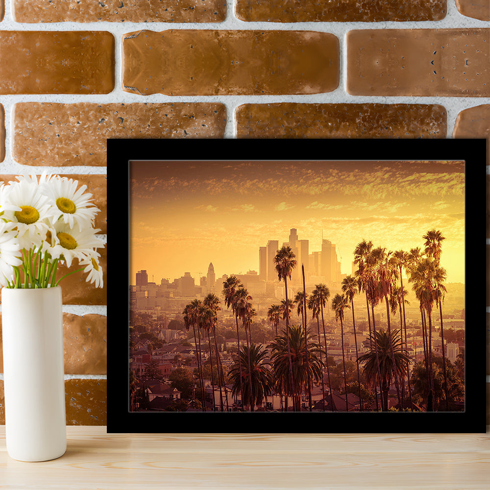 Los Angeles Art Los Angeles Wall Art, Multi Panel La Los Angeles, Los Angeles California, Framed Art Print, Picture Framed