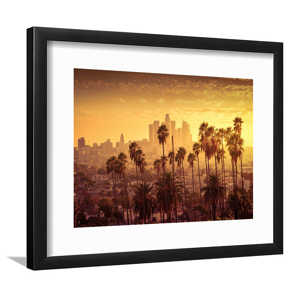 Los Angeles Art Los Angeles Wall Art, Multi Panel Los Angeles, Los Angeles California, Framed Art Print White Border