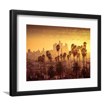 Los Angeles Art Los Angeles Wall Art, Multi Panel Los Angeles, Los Angeles California, Framed Art Print White Border