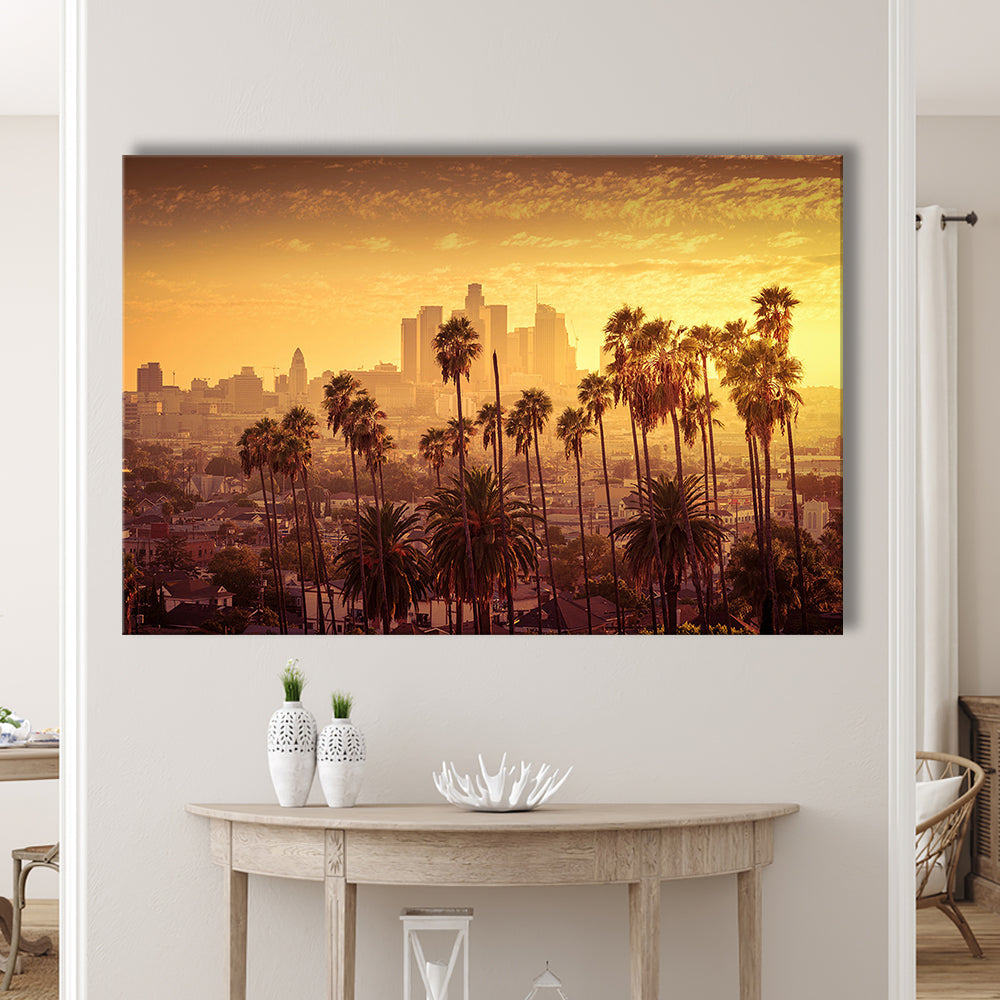 Los Angeles Art Los Angeles Wall Art, Multi Panel LA Los Angeles, Los Angeles California Print, Cavas Print Wall Art Hom Decor