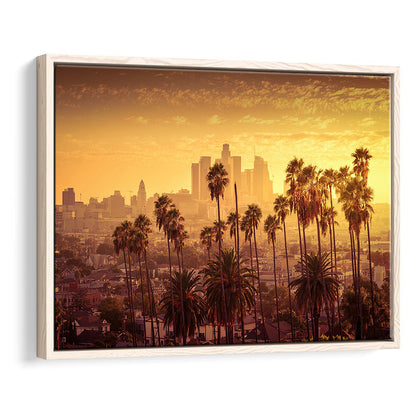 Los Angeles Art Los Angeles Wall Art, Multi Panel La Los Angeles, Framed Cavas Print, Floating Frame
