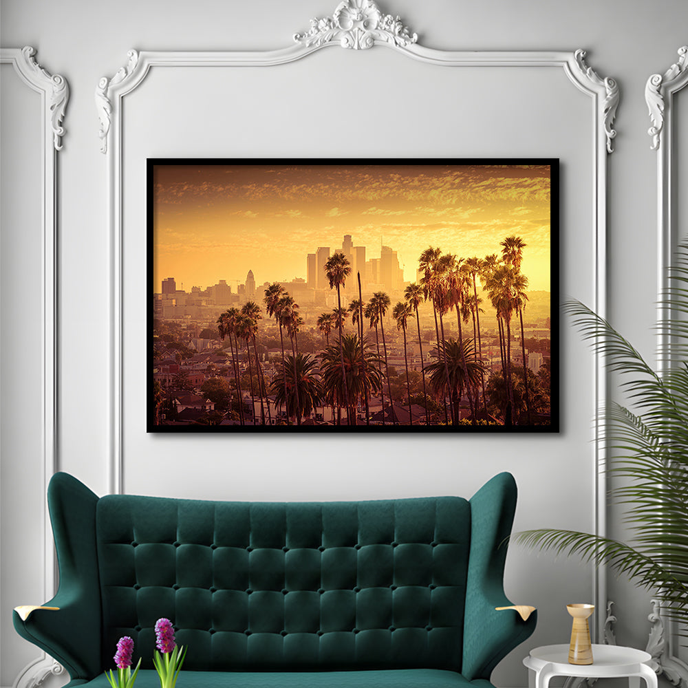 Los Angeles Art Los Angeles Wall Art, Multi Panel La Los Angeles, Los Angeles California, Framed Art Print, Picture Framed