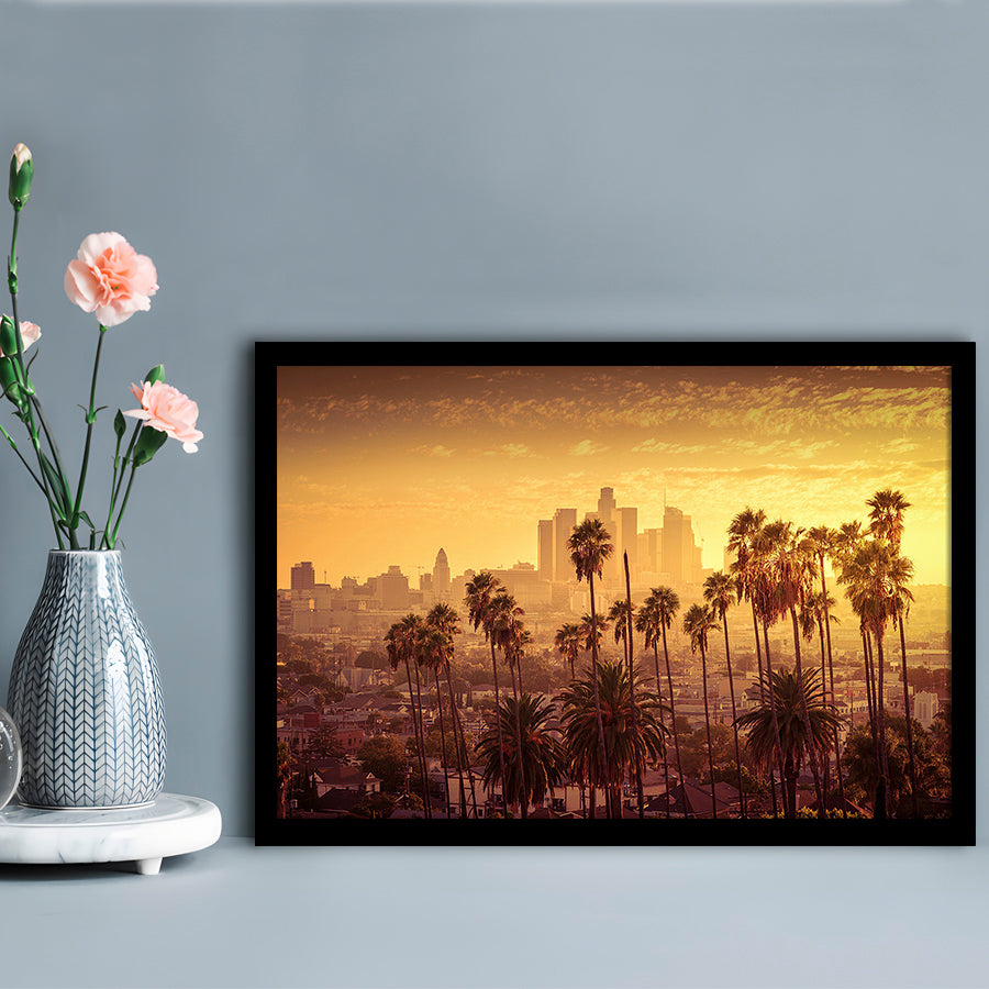 Los Angeles Art Los Angeles Wall Art, Multi Panel La Los Angeles, Los Angeles California, Framed Art Print, Picture Framed