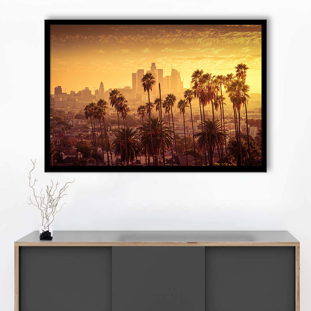Los Angeles Art Los Angeles Wall Art, Multi Panel La Los Angeles, Los Angeles California, Framed Art Print, Picture Framed