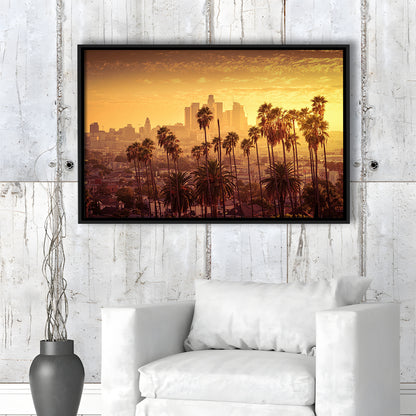 Los Angeles Art Los Angeles Wall Art, Multi Panel La Los Angeles, Framed Cavas Print, Floating Frame
