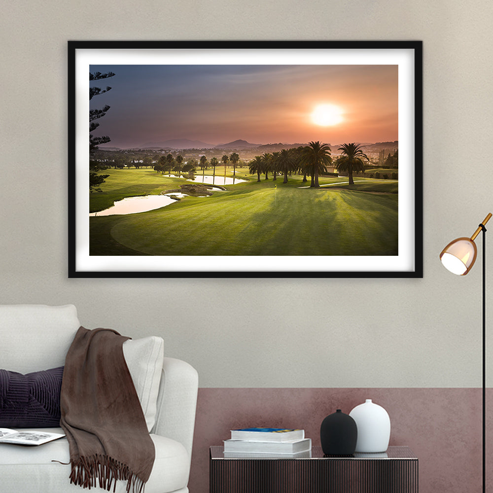 Los Naranjos, Spain Nice Course Golf Trip, Golf, Golf Holidays, Goft Art Print, Framed Art Print White Border Wall Decor