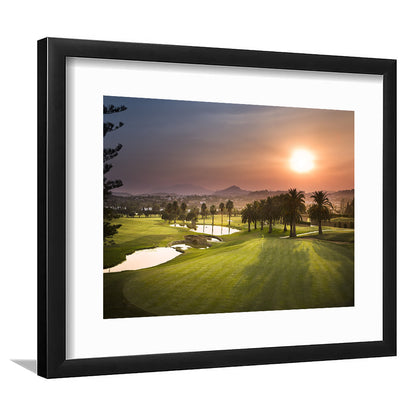 Los Naranjos, Spain Nice Course Golf Trip, Golf, Golf Holidays, Goft Art Print, Framed Art Print White Border Wall Decor