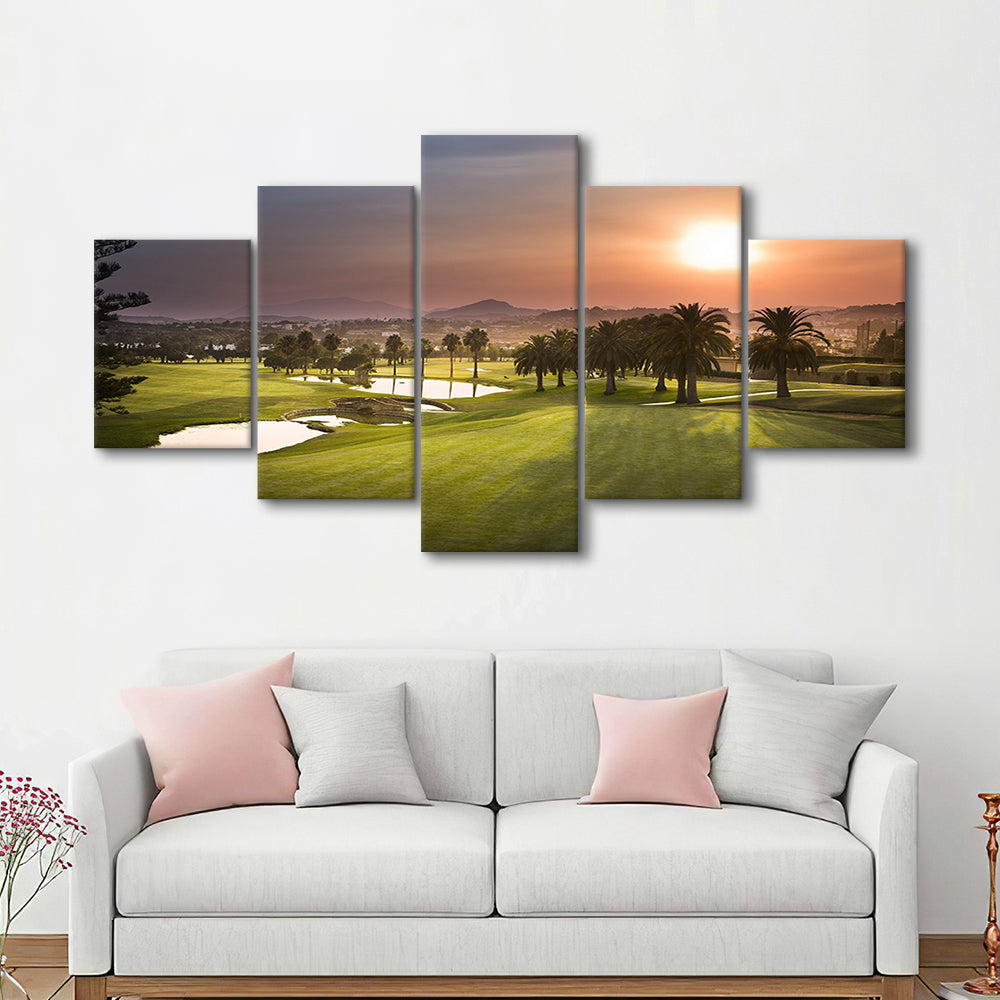 Los Naranjos, Spain Nice Course Golf Trip, Golf Holidays, Golf Art Print, 5 Pieces Mixed Canvas Print Wall Art
