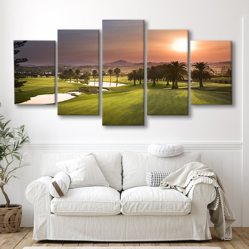 Los Naranjos, Spain Nice Course Golf Trip, Golf Holidays, Golf Art Print, 5 Pieces Mixed Canvas Print Wall Art