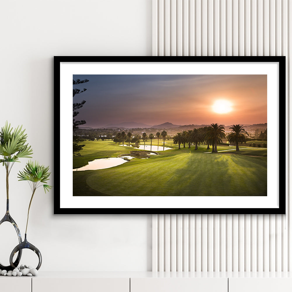 Los Naranjos, Spain Nice Course Golf Trip, Golf, Golf Holidays, Goft Art Print, Framed Art Print White Border Wall Decor