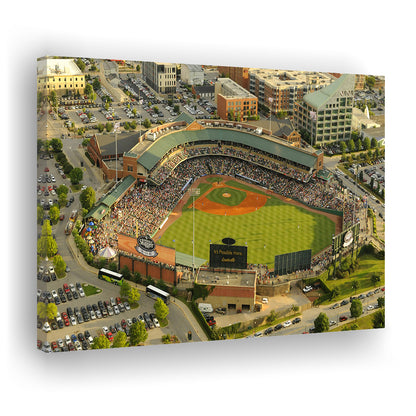Louisville Slugger Baseball Field, Stadium Canvas, Sport Art, Gift for him, Man Cave Decor, Art Print, Canvas Print Wall Art
