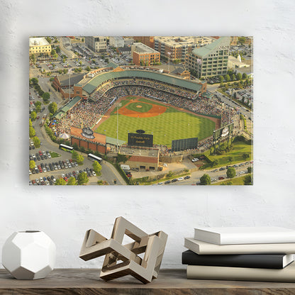 Louisville Slugger Baseball Field, Stadium Canvas, Sport Art, Gift for him, Man Cave Decor, Art Print, Canvas Print Wall Art