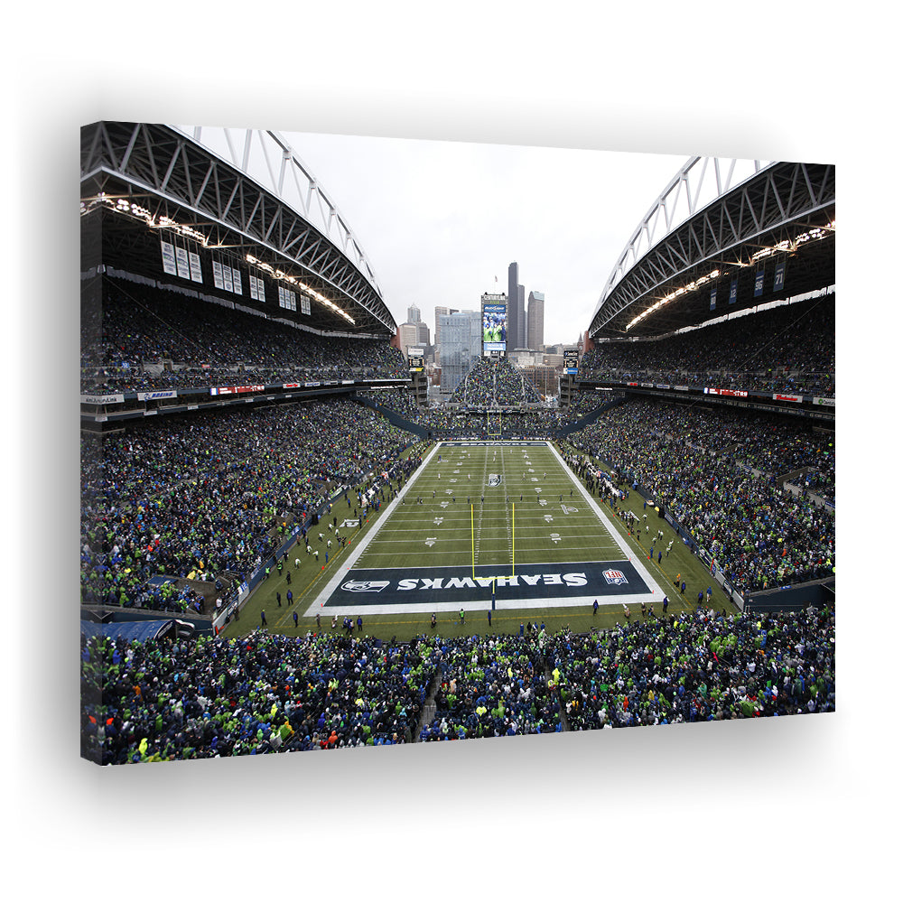 Lumen Field, Stadium Canvas, Sport Art, Gift for him, Man Cave Decor, Art Print, Canvas Print Wall Art