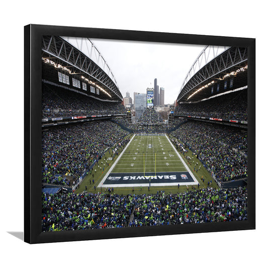 Lumen Field, Stadium Canvas, Sport Art, Gift for him, Framed Art Print Wall Decor, Picture Framed