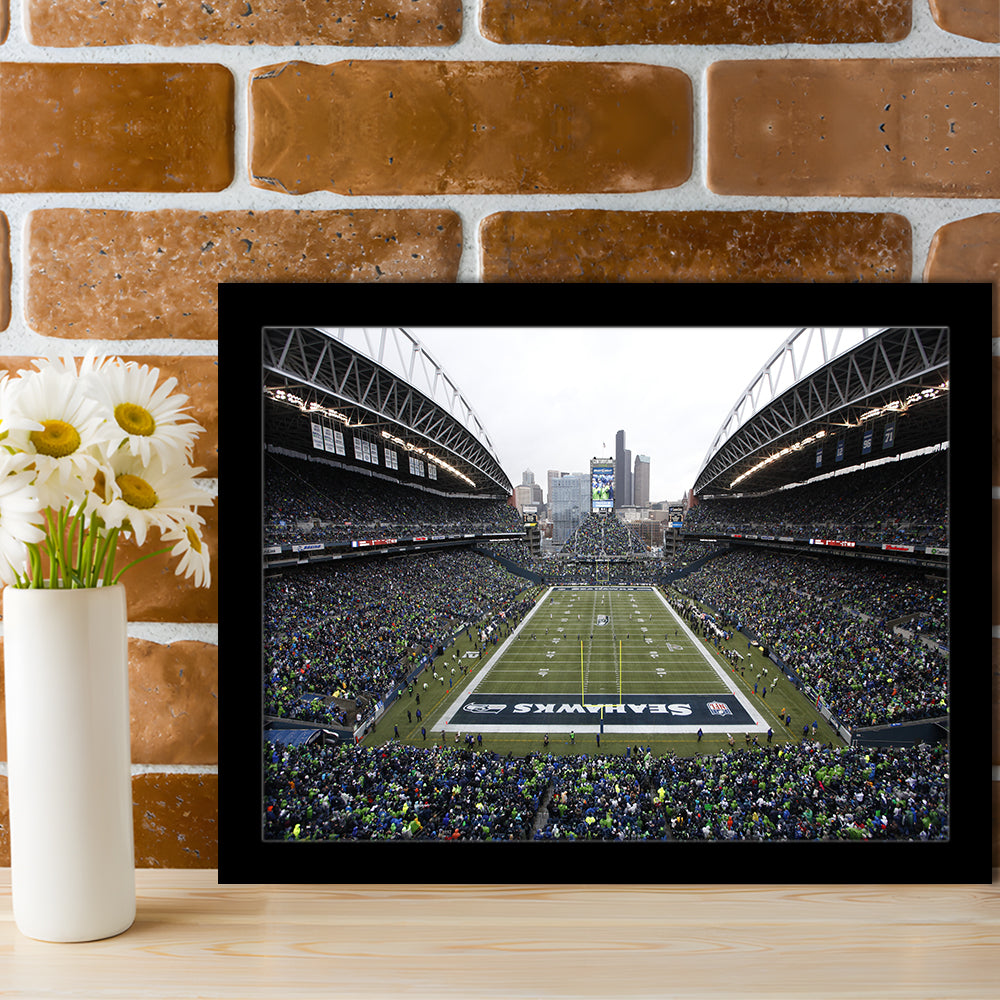 Lumen Field, Stadium Canvas, Sport Art, Gift for him, Framed Art Print Wall Decor, Picture Framed