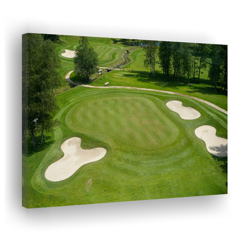 Luxurious Beautiful Golf Course Chamonix, France, Golf Art Print,Gifts Golf Lover