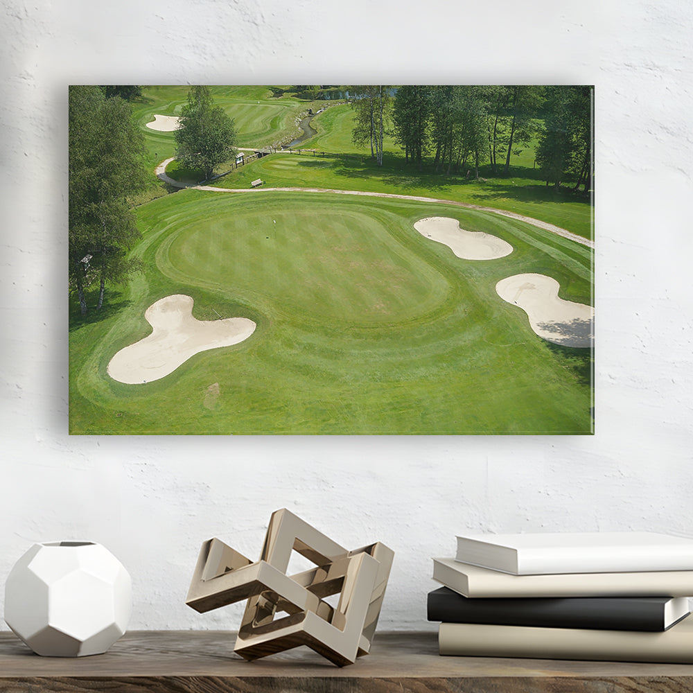 Luxurious Beautiful Golf Course Chamonix, France, Golf Art Print,Gifts Golf Lover