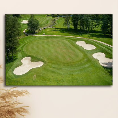 Luxurious Beautiful Golf Course Chamonix, France, Golf Art Print,Gifts Golf Lover