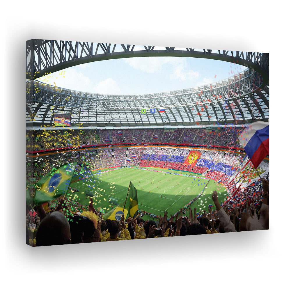 Luzhniki Stadium, Stadium Canvas, Sport Art, Fan Gifts, Man Cave Decor, Art Print, Canvas Print Wall Art