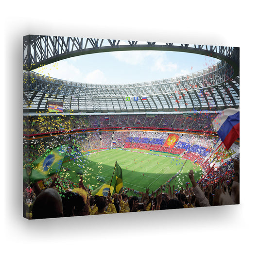 Luzhniki Stadium, Stadium Canvas, Sport Art, Fan Gifts, Man Cave Decor, Art Print, Canvas Print Wall Art