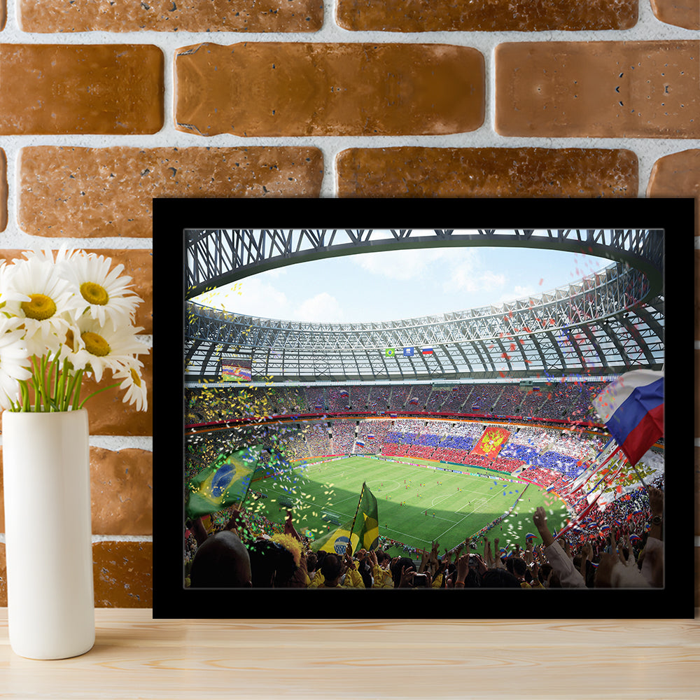 Luzhniki Stadium, Stadium Canvas, Sport Art, Fan Gifts, Framed Art Print Wall Decor, Picture Framed
