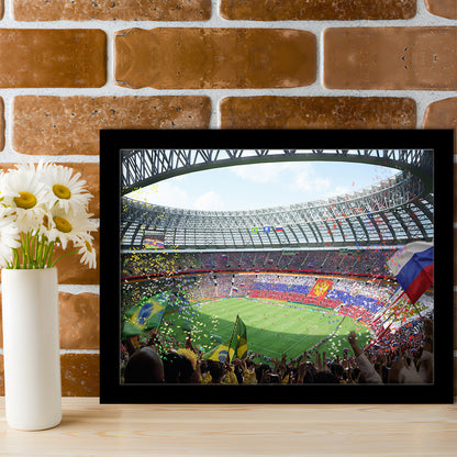 Luzhniki Stadium, Stadium Canvas, Sport Art, Fan Gifts, Framed Art Print Wall Decor, Picture Framed