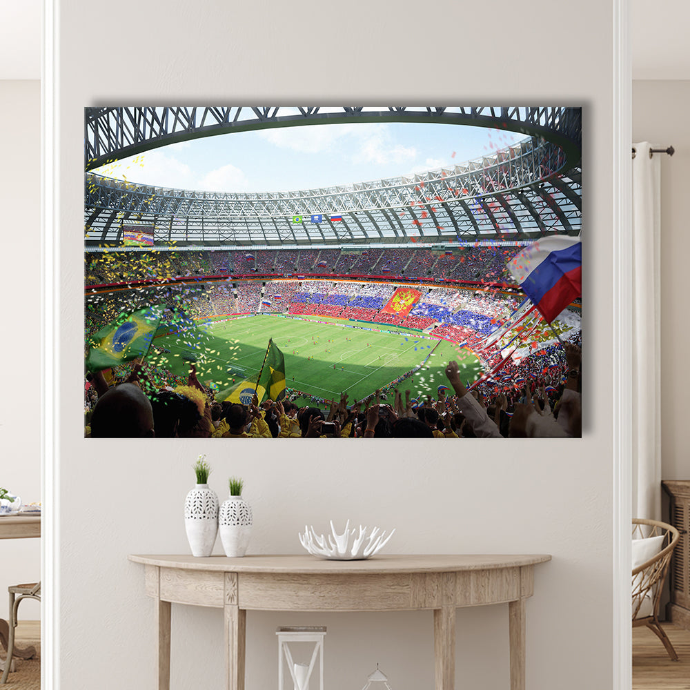 Luzhniki Stadium, Stadium Canvas, Sport Art, Fan Gifts, Man Cave Decor, Art Print, Canvas Print Wall Art