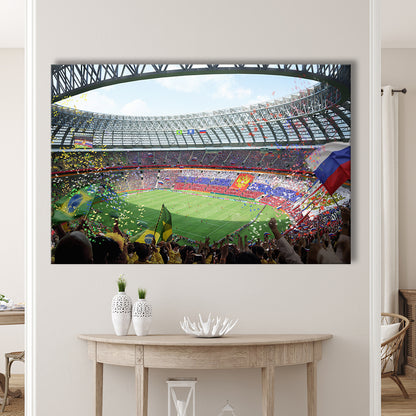 Luzhniki Stadium, Stadium Canvas, Sport Art, Fan Gifts, Man Cave Decor, Art Print, Canvas Print Wall Art