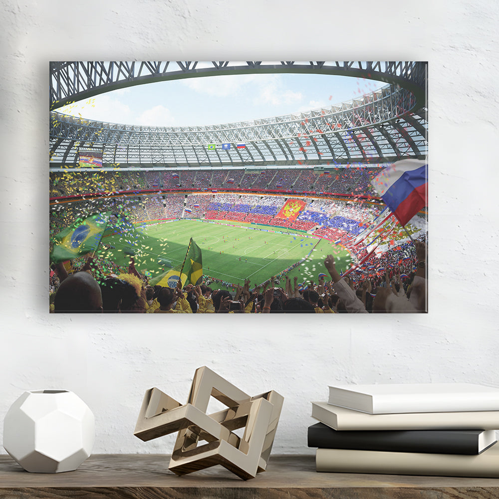 Luzhniki Stadium, Stadium Canvas, Sport Art, Fan Gifts, Man Cave Decor, Art Print, Canvas Print Wall Art