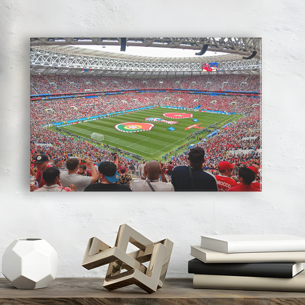 Luzhniki Stadium in Russia, Stadium Canvas, Sport Art, Gift for him, Man Cave Decor, Art Print, Canvas Print Wall Art