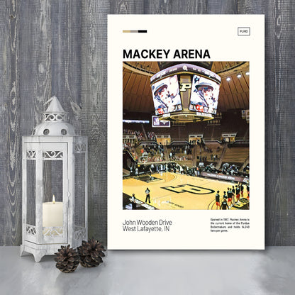 Mackey Arena Print, Purdue Boilermakers Bball Stadium Canvas Art, Fan Gifts, Sport Art, Canvas Print Wall Art