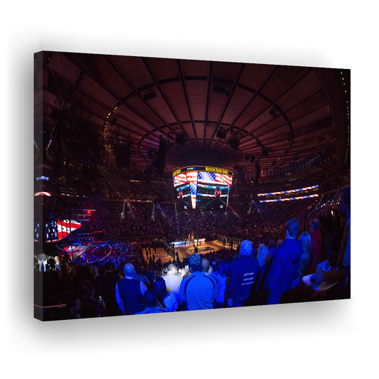Madison Square Basketball Arena, Stadium Canvas, Sport Art, Gift for him, Man Cave Decor, Art Print, Canvas Print Wall Art