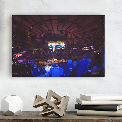 Madison Square Basketball Arena, Stadium Canvas, Sport Art, Gift for him, Man Cave Decor, Art Print, Canvas Print Wall Art