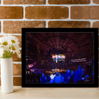 Madison Square Basketball Arena, Stadium Canvas, Sport Art, Gift for him, Framed Art Print Wall Decor, Picture Framed