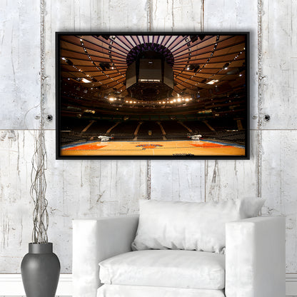 Madison Square Garden, Stadium Canvas, Sport Art, Framed Canvas Print Wall Art, Floating Frame