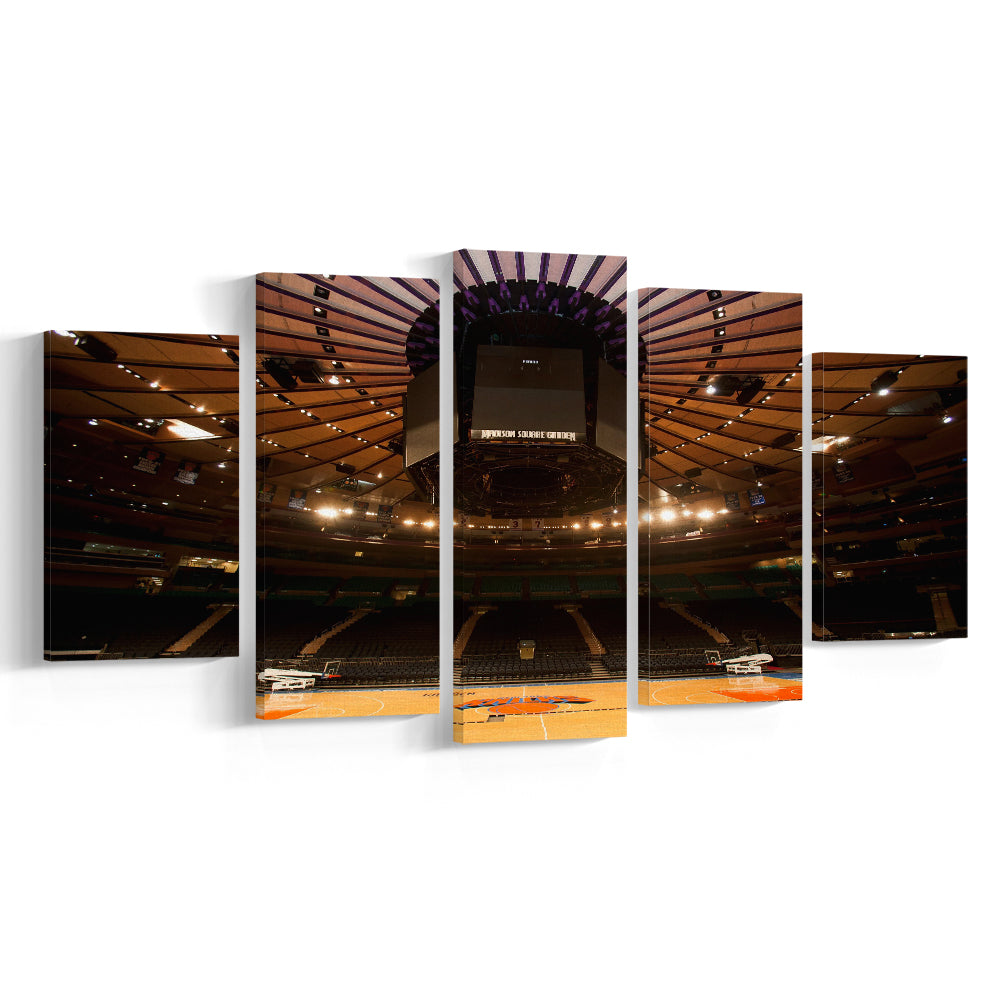 Madison Square Garden, Stadium Canvas, Sport Art, Gift for him, 5 Panel, Large Canvas, Canvas Print Wall Art