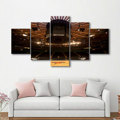 Madison Square Garden, Stadium Canvas, Sport Art, Gift for him, 5 Panel, Large Canvas, Canvas Print Wall Art