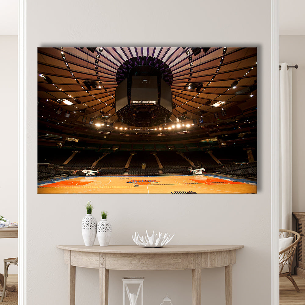 Madison Square Garden, Stadium Canvas, Sport Art, Gift for him, Man Cave Decor, Art Print, Canvas Print Wall Art