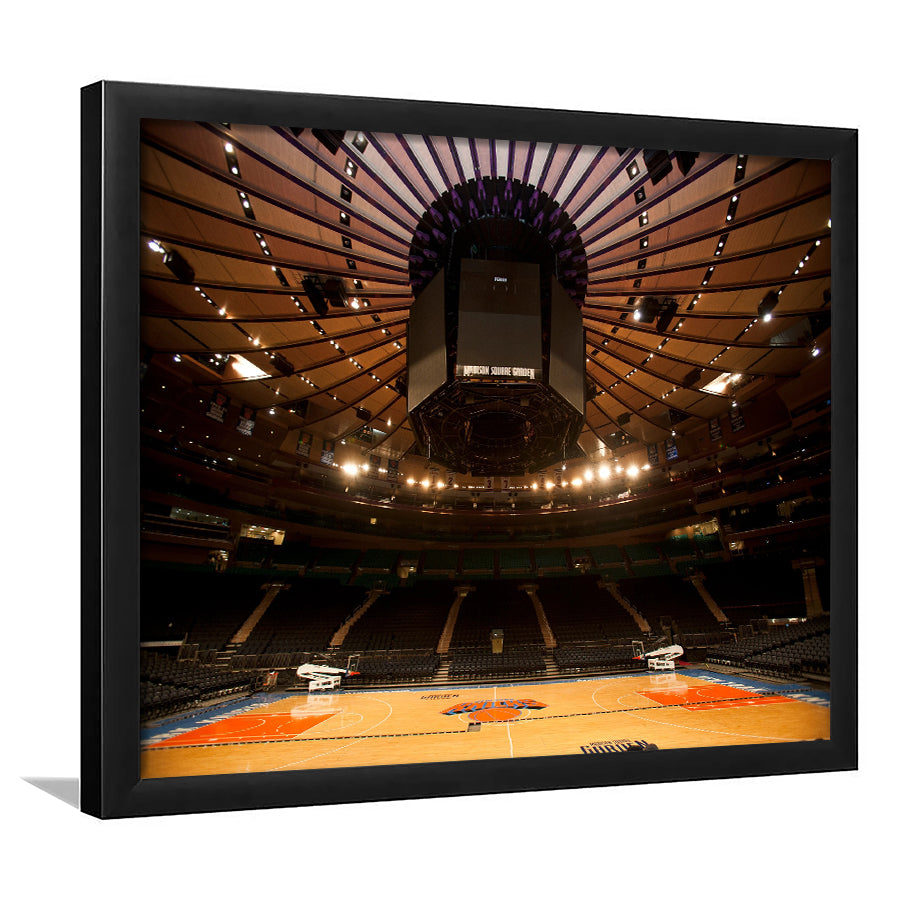 Madison Square Garden, Stadium Canvas, Sport Art, Gift for him, Framed Art Print Wall Decor, Picture Framed