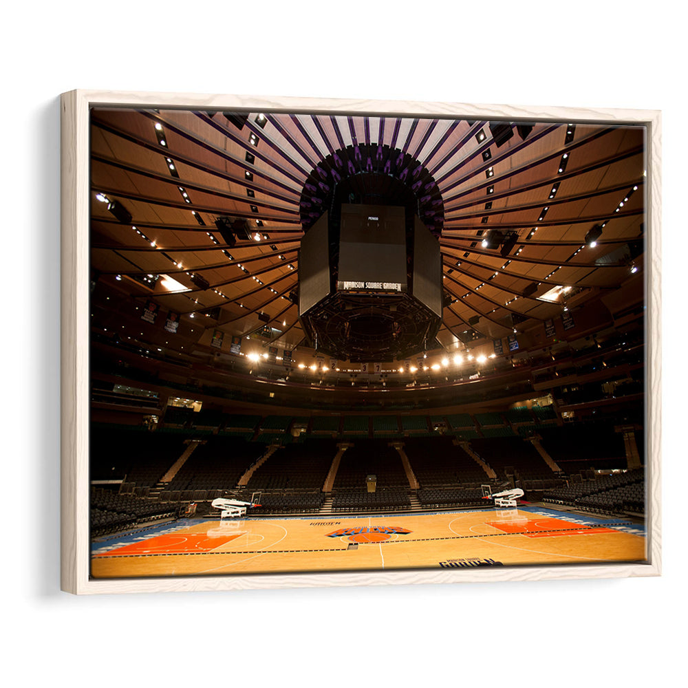 Madison Square Garden, Stadium Canvas, Sport Art, Framed Canvas Print Wall Art, Floating Frame