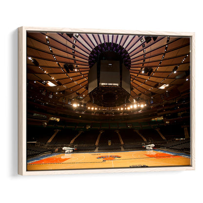Madison Square Garden, Stadium Canvas, Sport Art, Framed Canvas Print Wall Art, Floating Frame