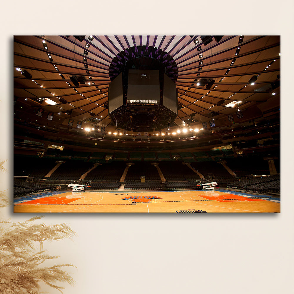 Madison Square Garden, Stadium Canvas, Sport Art, Gift for him, Man Cave Decor, Art Print, Canvas Print Wall Art