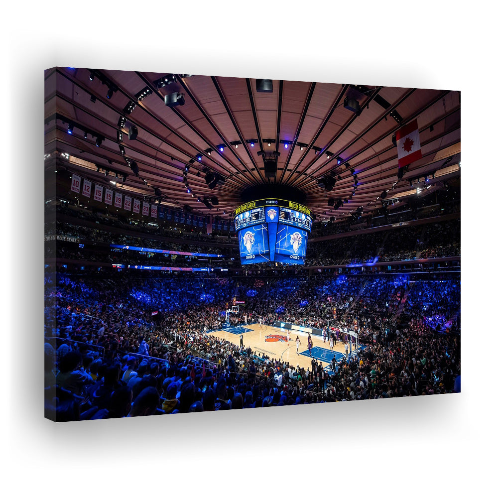 Madison Square Garden Stadium, Stadium Canvas, Sport Art, Gift for him, Man Cave Decor, Art Print, Canvas Print Wall Art