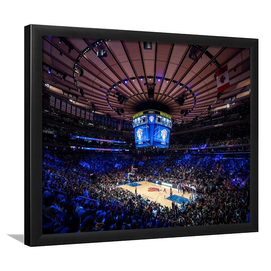 Madison Square Garden Stadium, Stadium Canvas, Sport Art, Gift for him, Framed Art Print Wall Decor, Picture Framed