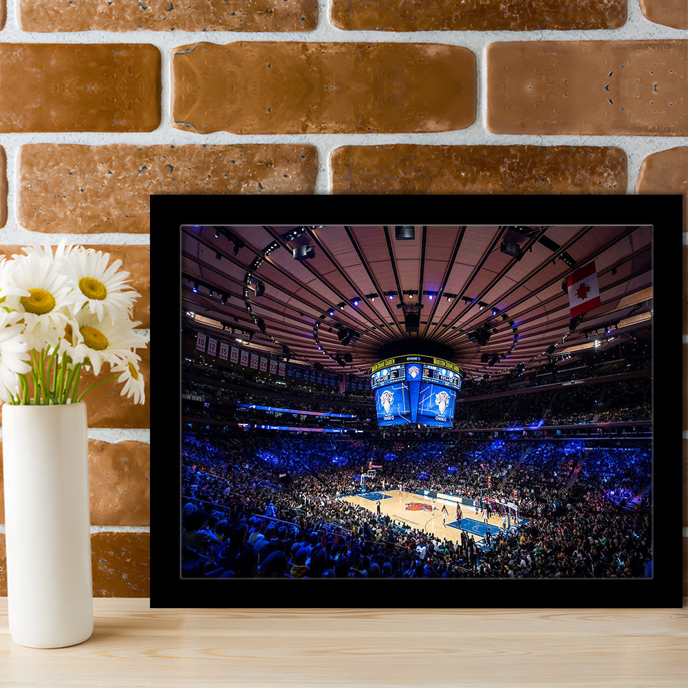 Madison Square Garden Stadium, Stadium Canvas, Sport Art, Gift for him, Framed Art Print Wall Decor, Picture Framed