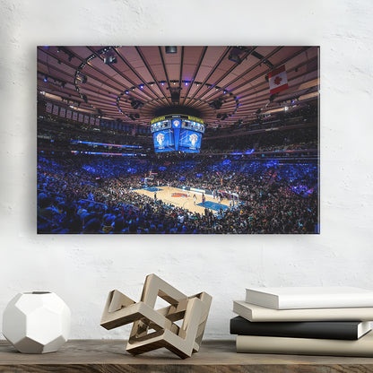 Madison Square Garden Stadium, Stadium Canvas, Sport Art, Gift for him, Man Cave Decor, Art Print, Canvas Print Wall Art