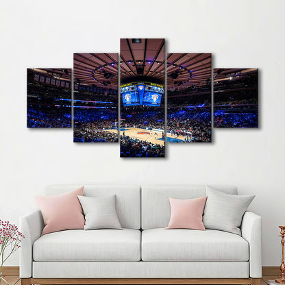Madison Square Garden Stadium, Stadium Canvas, Sport Art, Gift for him, 5 Panel, Large Canvas, Canvas Print Wall Art