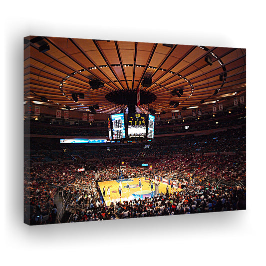 Madison Square Garden in New York, Stadium Canvas, Sport Art, Gift for him, Man Cave Decor, Art Print, Canvas Print Wall Art