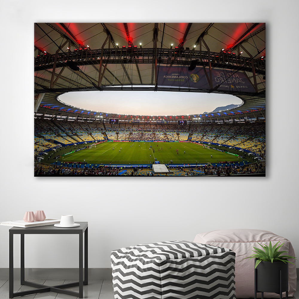 Maracana Stadium 2019, Stadium Canvas, Sport Art, Gift for him, Man Cave Decor, Art Print, Canvas Print Wall Art