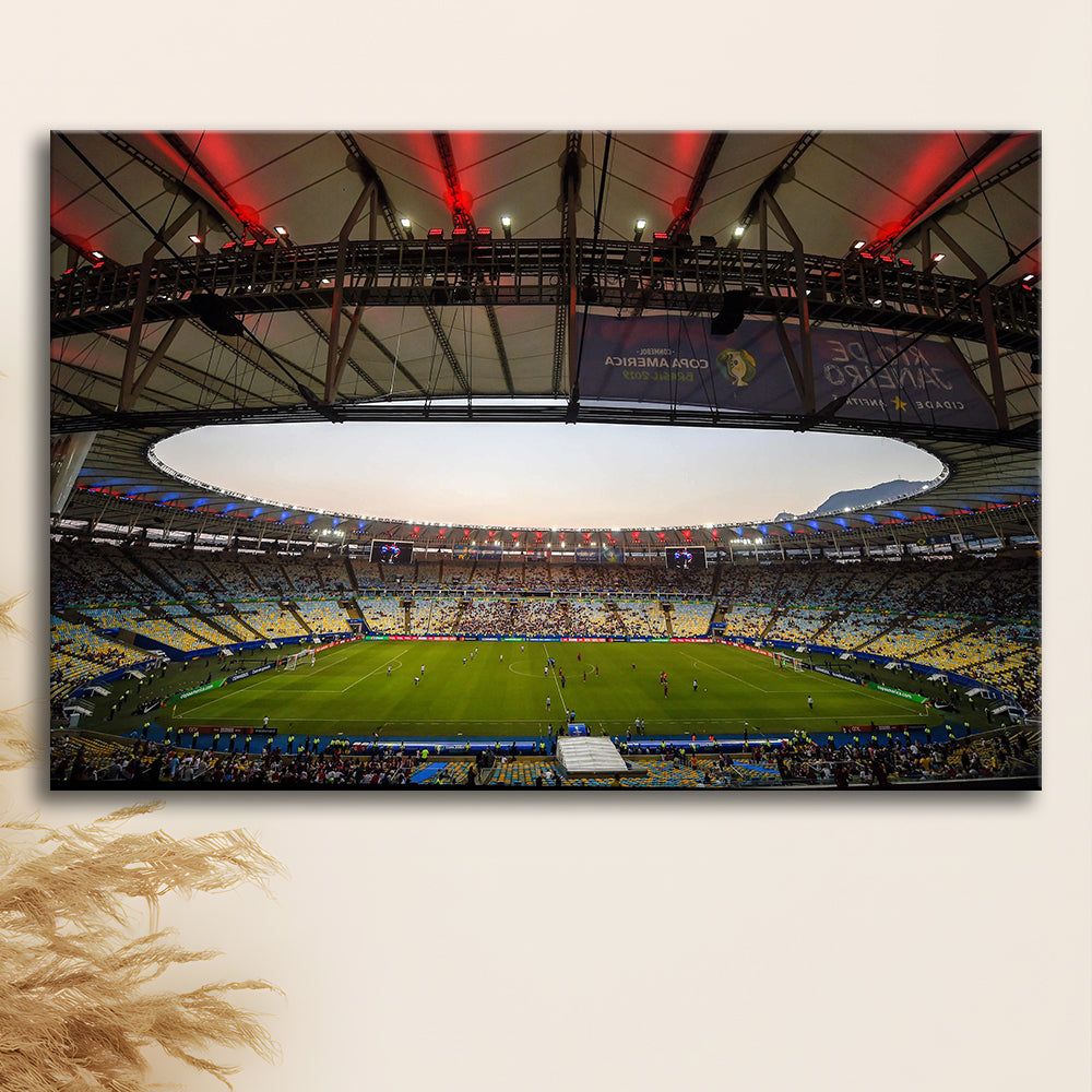 Maracana Stadium 2019, Stadium Canvas, Sport Art, Gift for him, Man Cave Decor, Art Print, Canvas Print Wall Art